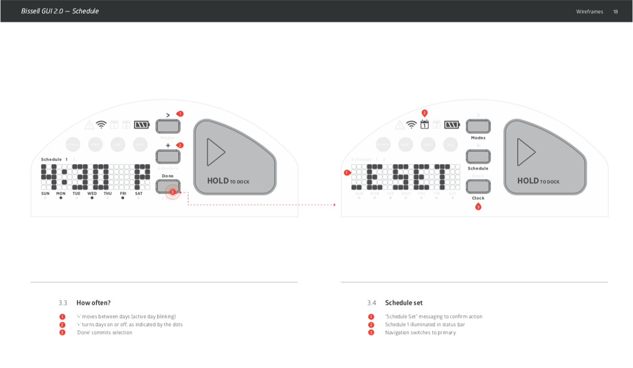 Mobile application scheduling & onboarding flows
