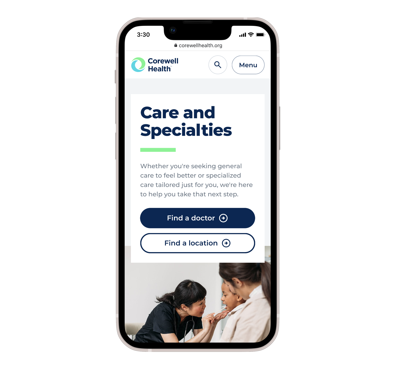 Mobile experience